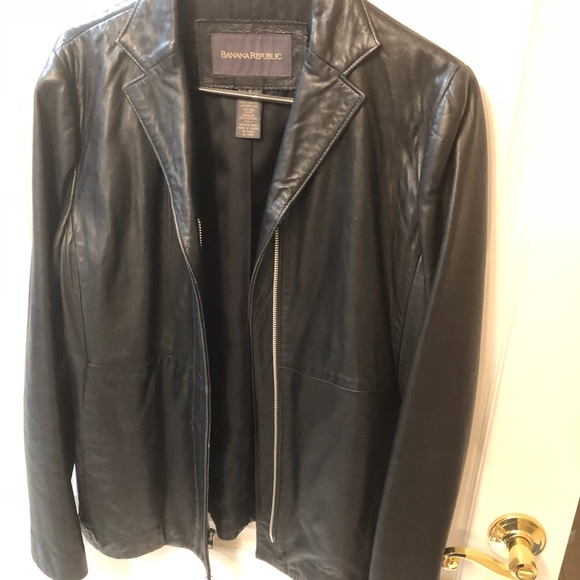 Banana Republic leather jacket - Picture 2 of 5
